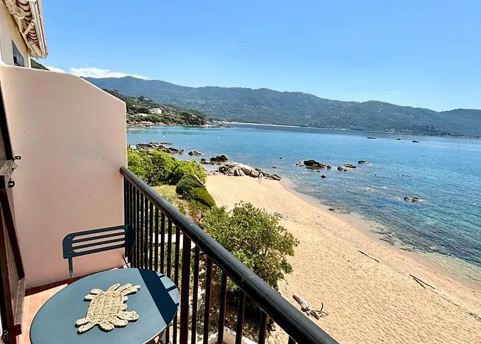 A 20min D Ajaccio, Grand 3 Personnes - Pieds Dans L'eau - Acces Direct - Vue Exceptionnelle * Casaglione